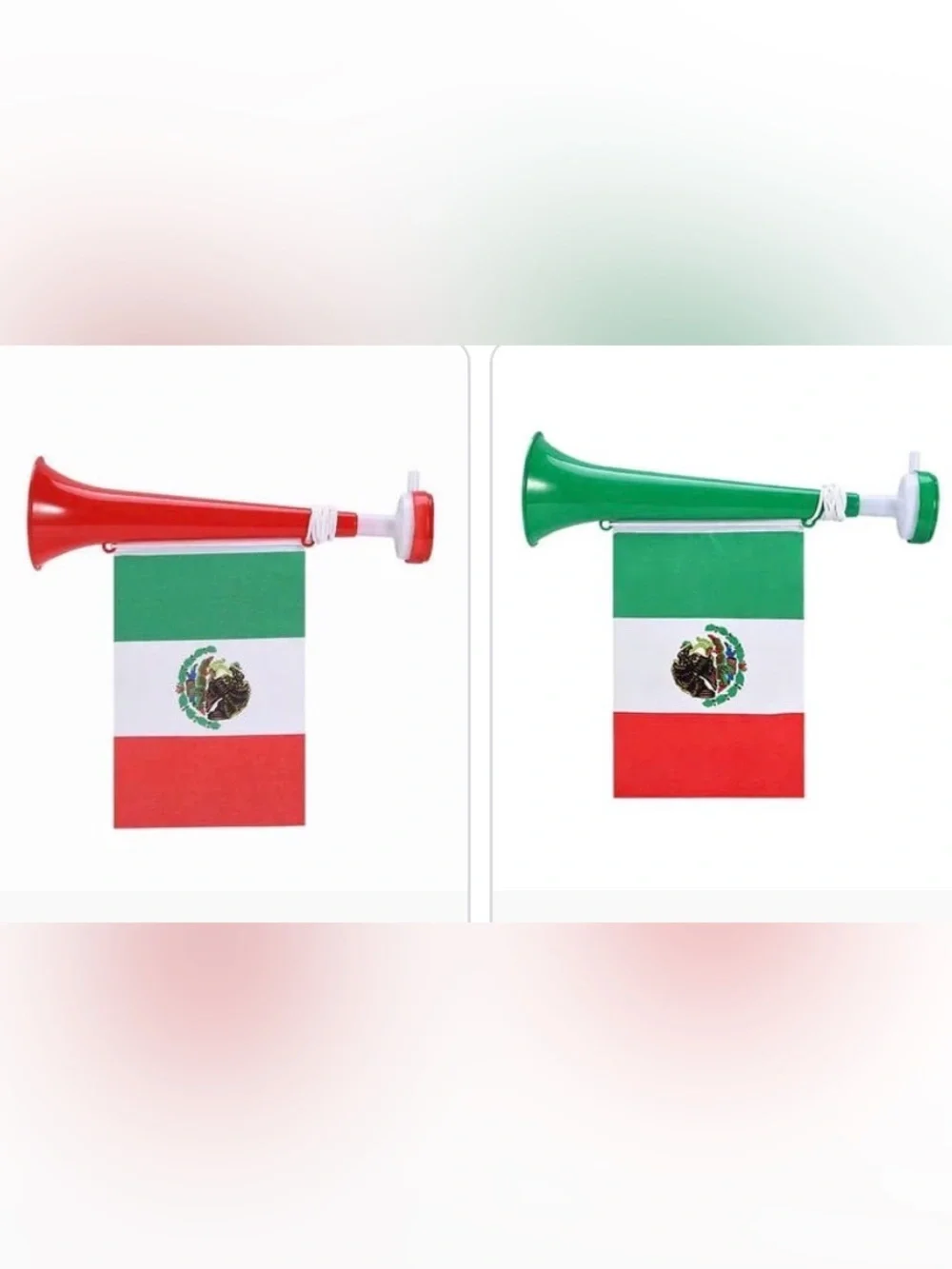 Mexico Horn with Flag - Unbranded